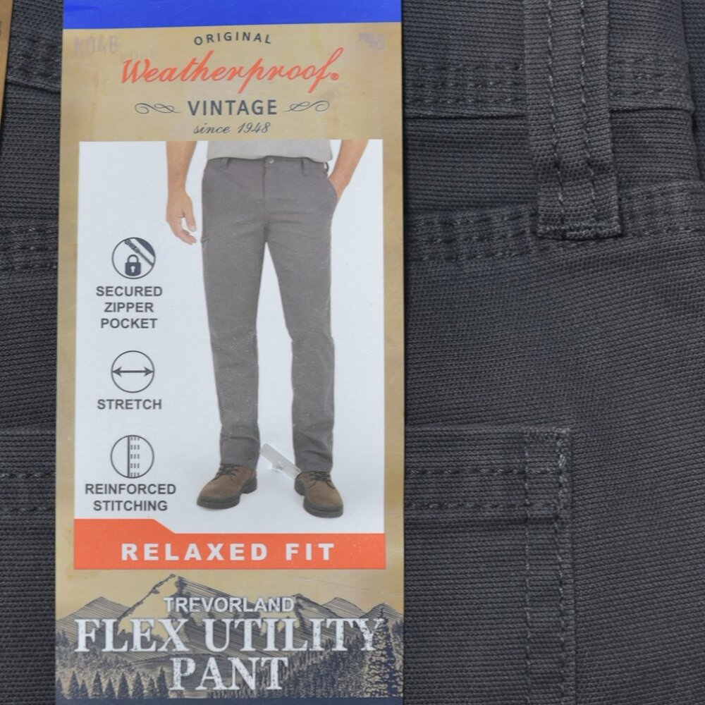 Gray Weatherproof Vintage Men’s Trevorland Flex Utility Pant‎